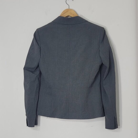 Planet Gray Long Sleeve Business Casual Single-Breasted Blazer High End Classic - Picture 7 of 12
